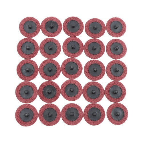 DURAFORCE Surface Conditioning Quick Change Discs, 2" Red (Medium) Prep Pad - 25 Pack