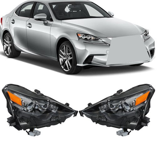 DURAFORCE LH&RH For Lexus IS250 IS200T IS300 IS350 2014-2016 LED Type Projector Headlights