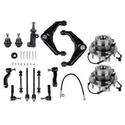 DURAFORCE Front Wheel Hub Bearing Control Arm Suspension Kit for GMC Sierra 1500 2500 HD