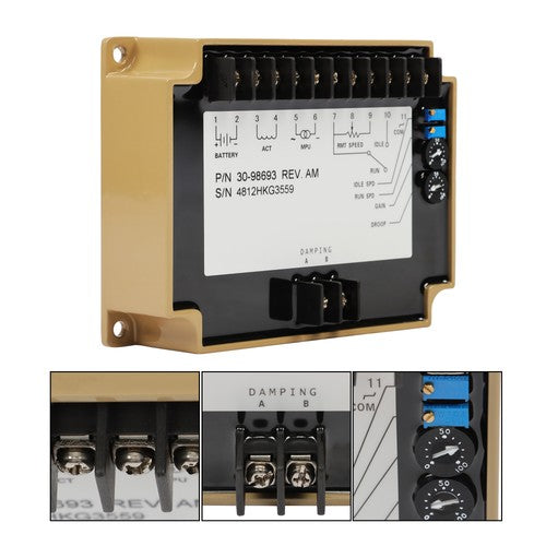 DURAFORCE Control Governor 3098693 Speed Controller for Cummins QSK19 CM2350 K105 KTA19