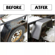 DURAFORCE Square Trailer Fenders For 14"-16" Wheels For Car Hauler Cargo Utility Trailer
