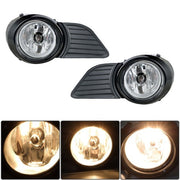 DURAFORCE Driver+Passenger Side Fog Lights w/Bulbs+Wiring For Toyota Sienna LE 3.5L 11-17