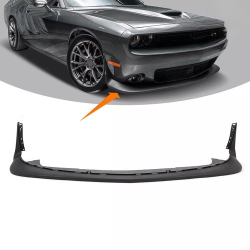 DURAFORCE For Dodge Challenger GT & SRT & R/T 2015-2023 PP Black Front Bumper Lip Valance