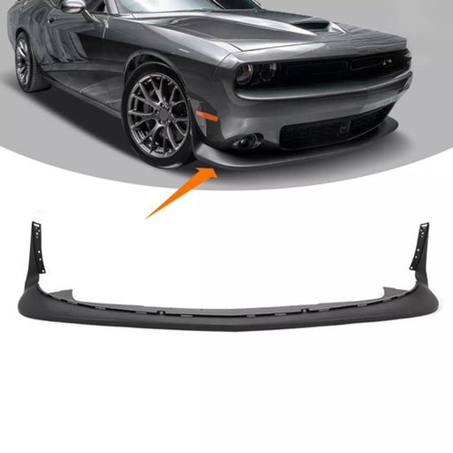 DURAFORCE For Dodge Challenger GT & SRT & R/T 2015-2023 PP Black Front Bumper Lip Valance