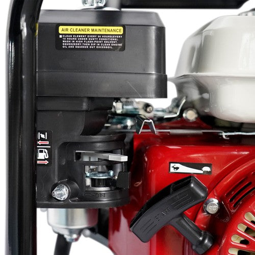 DURAFORCE 6.5HP 4-Stroke 2 Inch Gas Water Pump Semi-Trash Water Pump Transfer Pump 158GPM