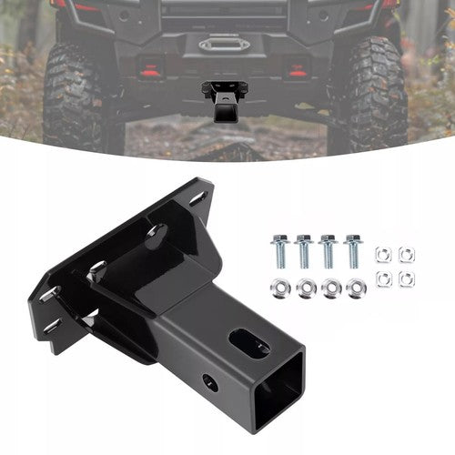 DURAFORCE Black Front 2" Receiver Hitch For Polaris Ranger 1000 XP / Northstar 2018-2024