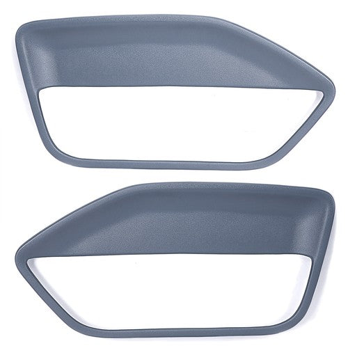 DURAFORCE Dark Gray Pair Interior Door Panel Insert Hard Cover For Ford Mustang GT 05-09