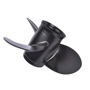 DURAFORCE Outboard Propeller 11.1"x13" Fits Tohatsu Nissan Engine 35-50HP 13 Tooth Black
