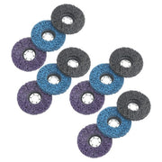 DURAFORCE 12 Pack: 4-1/2 x 7/8 Inch Diamond Grinding Discs Set 3 Colors for Angle Grinder