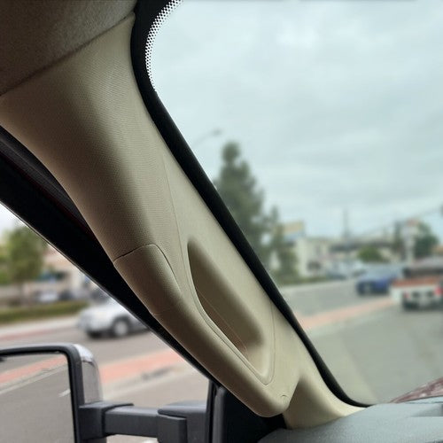 Driver A Pillar Handle Adobe Tan for 2011 2016 Ford F 250 F 350 F 450 Super Duty
