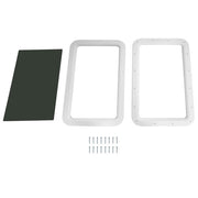 DURAFORCE Tempered Glass Entry Door Window for Universal RV, Trailer, Camper, Motorhome