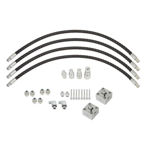 DURAFORCE Three Way Diverter Valve For Mini Excavator Hydraulic Connection Block Full Kit