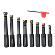 DURAFORCE 90 Degree 3/4" Shank Indexable Boring Bars Round Shank Boring Bars 8 PCS