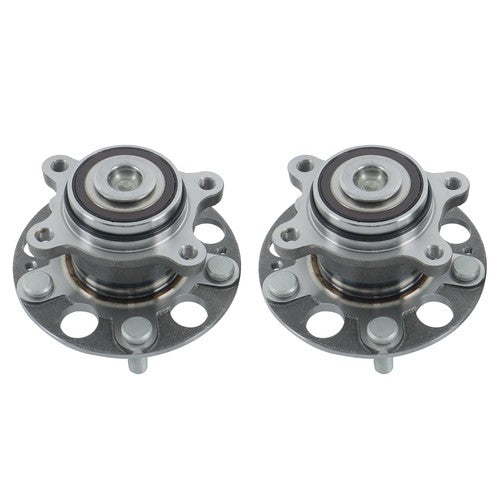 DURAFORCE 2x Rear Wheel Bearing & Hubs For Honda Civic Wheel Bearing Hub w/ ABS 1.8L LX DX
