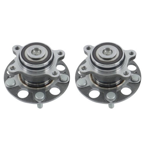 DURAFORCE 2x Rear Wheel Bearing & Hubs For Honda Civic Wheel Bearing Hub w/ ABS 1.8L LX DX