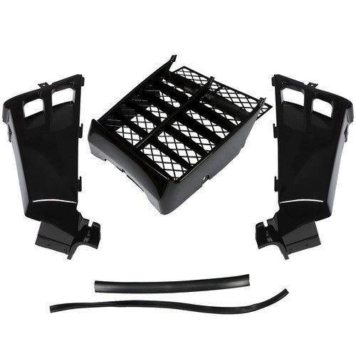 DURAFORCE Plastic Gas Tank Side Cover & Grill For Yamaha Banshee 350 1987-2005 2006 Black