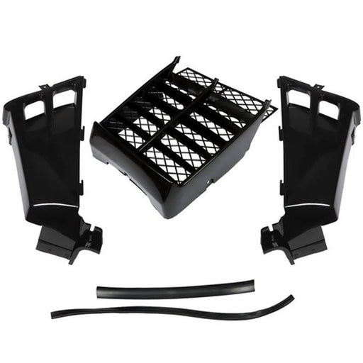 DURAFORCE Plastic Gas Tank Side Cover & Grill For Yamaha Banshee 350 1987-2005 2006 Black