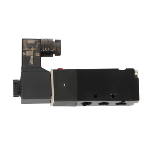 DURAFORCE 1/8'' 5 Port, 2 Position Pneumatic Solenoid Valve, 110V AC Coil, Air Return