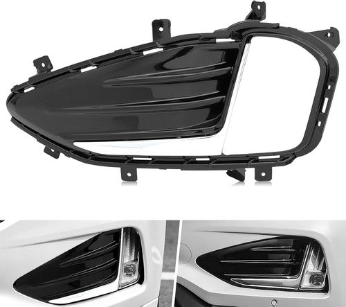 DURAFORCE Front Fog Light Cover Fit for Edge 2019-2024 Passenger RIght Side Fog Lamp Low