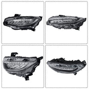 DURAFORCE LED Headlight Headlamp Clear Housing For Honda Civic 2016-2019 Driver/Left Side