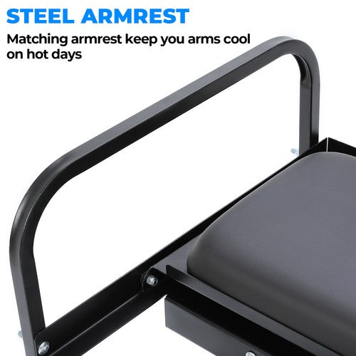 Rear Back Seat Kit Flip Folding Black Fit For Yamaha G14 G16 G19 G22 Golf Cart