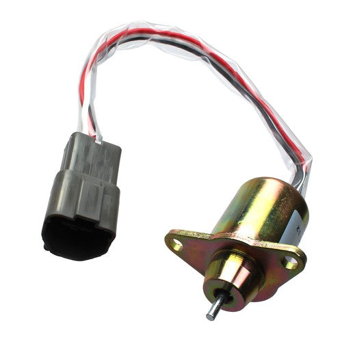 DURAFORCE Fuel Shutoff Solenoid 119233-77932 For Yanmar Engine 3TNV88 3TNE84 4TNE88 4TNE84