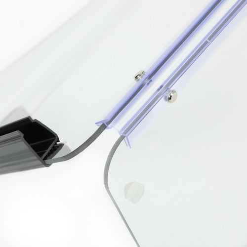 Front Folding Clear Windshield for EZGO Express S4 L4 Golf Cart with 3 4 Frame