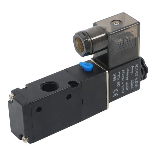 DURAFORCE 3 Way Normally Closed DC 110V Electric Solenoid Air Valve 1/4" NPT