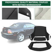 DURAFORCE For Ford mustang Convertible 1994 1995 -2003 2004 Soft top W/window BlK Plastic