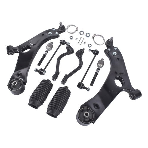 DURAFORCE 10Pcs Control Arm Kit Fit for 2010-2013 Hyundai Tucson 2011-2013 Kia Sportage