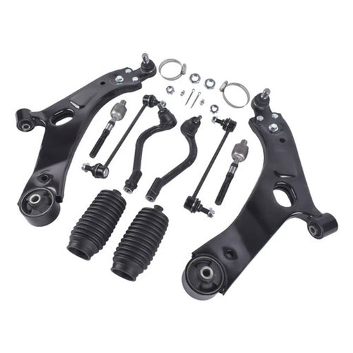 DURAFORCE 10Pcs Control Arm Kit Fit for 2010-2013 Hyundai Tucson 2011-2013 Kia Sportage