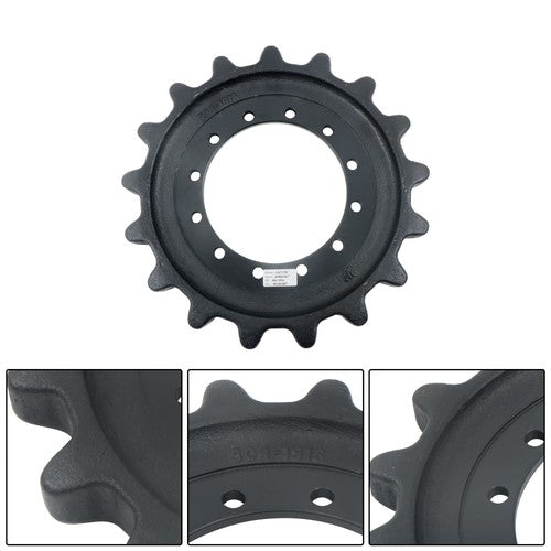 DURAFORCE 304-1916 Sprocket Fits CAT 299C 289C 279C 279D 289D 299D 3041916 12 Bolt Hole