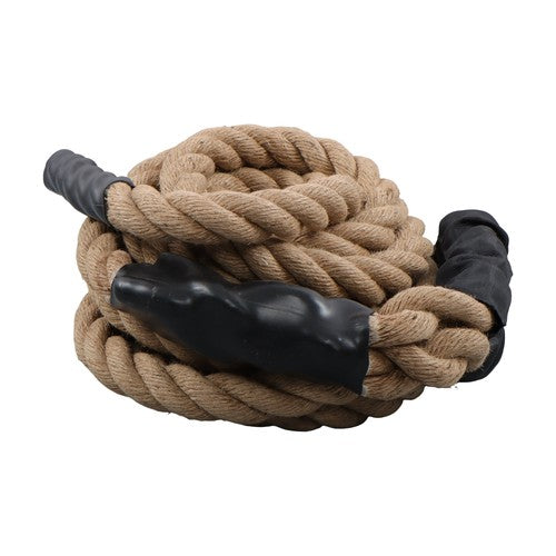 DURAFORCE 1.5 Inch Diameter 25 FT Outdoor Climbing Rope for Fitness and Strength Training