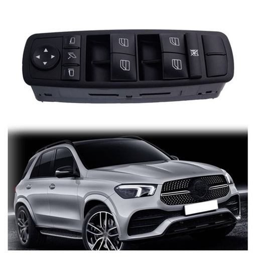 DURAFORCE Black Window Lift Switch NEW For Mercedes-Benz 2007-2012 ML GL R Series LH Side