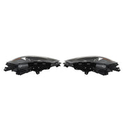 DURAFORCE Fit For Dodge Dart 2013-2016 LH+RH Headlights Replacement Halogen Black Housing