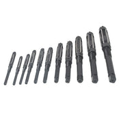 DURAFORCE Adjustable 11Pcs Hand Reamers A-K, H4-H14, 15/32 to 1-1/2, HSS 6 Blades