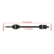 DURAFORCE Rear Left/Right CV Axle Drive Shaft For Polaris Crew 800 4X4 4X4 EFI 10-14