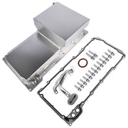 DURAFORCE Front Oil Pan w/ Gasket for Chevrolet Small Block V8 GEN. III/IV LS1 LS2 LS3 LS6