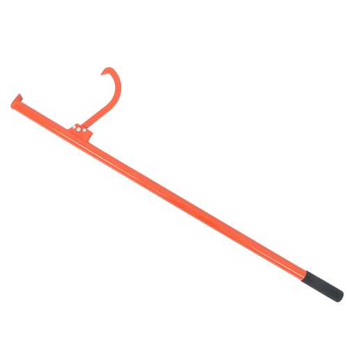DURAFORCE Red With Rubber Handle 58" Log Roller Tool Lifter Felled Cant Hook Logging Tool