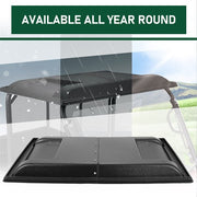 DURAFORCE Black ABS Hard Top Roof For Kawasaki Mule 4000 4010 For 22 25 Replace KAF30-030A