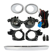 DURAFORCE Pair Bumper Fog Lights+Rear Liftgate Handle For Nissan Pathfinder 2013-2016