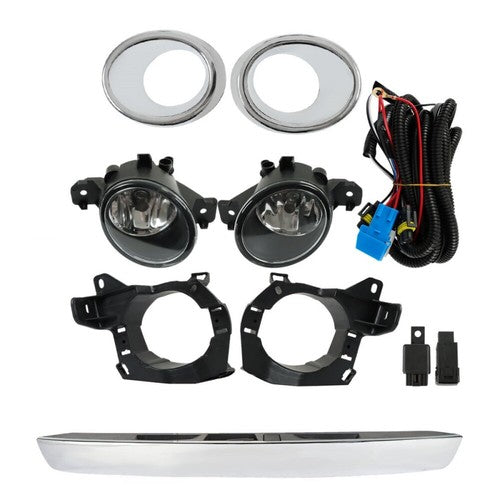 DURAFORCE Pair Bumper Fog Lights+Rear Liftgate Handle For Nissan Pathfinder 2013-2016