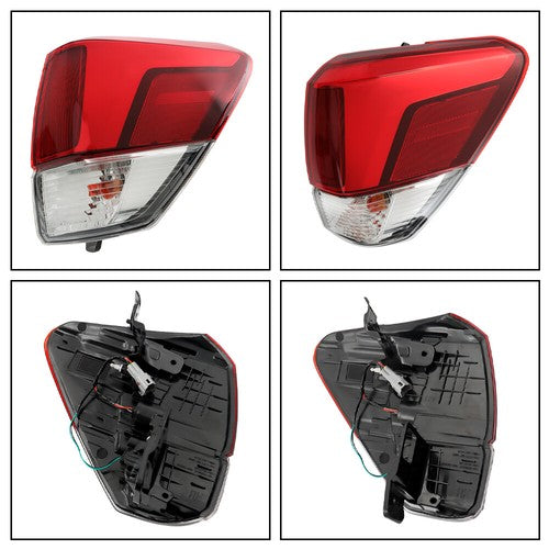 DURAFORCE Tail Light Lamp Replacement Fit For Subaru Forester 2019-2021 Right Clear Lens