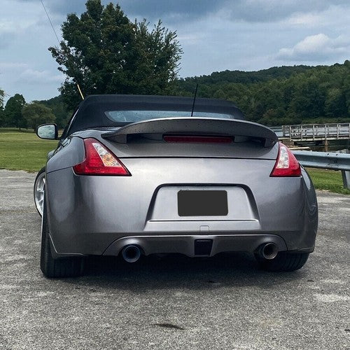 DURAFORCE For Nissan 370Z Coupe 2009-2021 Primer Gray Rear Trunk Spoiler Wing w/Hardware
