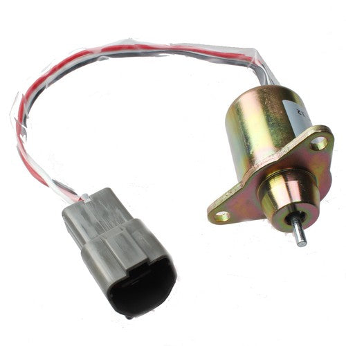 DURAFORCE Fuel Shutoff Solenoid 119233-77932 For Yanmar Engine 3TNV88 3TNE84 4TNE88 4TNE84