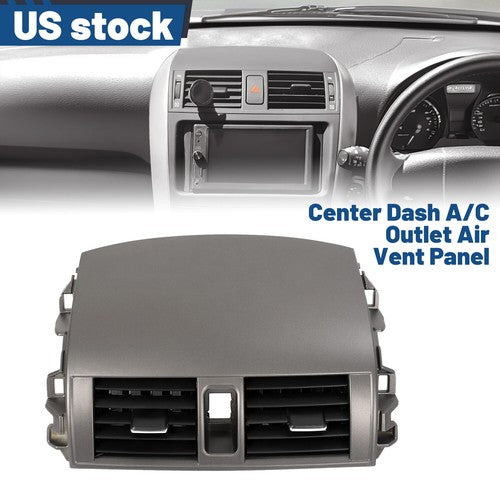 DURAFORCE For Toyota Corolla 08-13 Center Dash Board A C Vent Panel Bezel Cover Trim