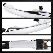 DURAFORCE Exterior Door Handle For 2011-2015 Kia Sorento Front Left Side Driver LH Chrome