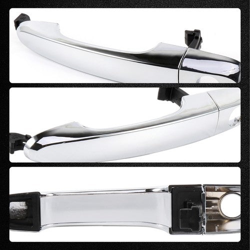 DURAFORCE Exterior Door Handle For 2011-2015 Kia Sorento Front Left Side Driver LH Chrome