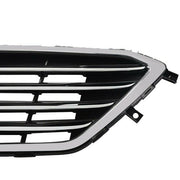 DURAFORCE Grille Bumper Assembly For Hyundai Sonata 2015 2016 2017 Upper Black Chrome