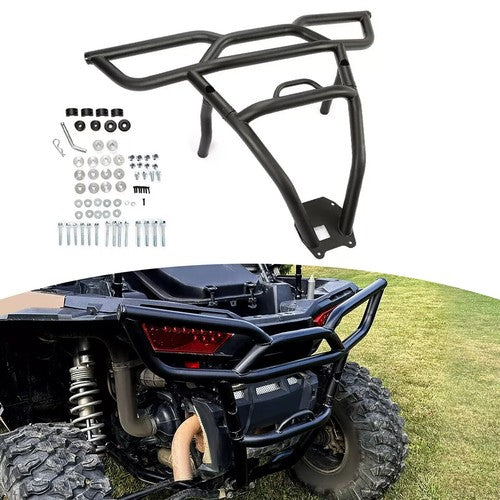 DURAFORCE Heavy Duty Rear Bumper for Polaris RZR XP 1000 (2014-2018) - BLACK